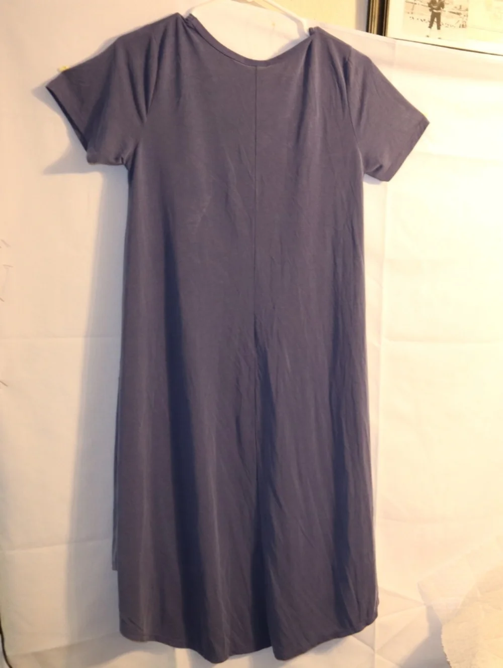 LuLaRoe Carly Solid Lavender Blue Small. LuLaRoe - Picture 4 of 10